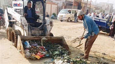 حملات نظافة مكثفة ورفع إشغالات وتمهيد طرق بمركزَي سنورس وإطسا بالفيوم