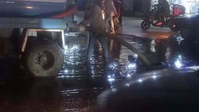 انفجار بلاعة صرف صحي بميدان ستوتة بالغربية وفرق الطوارئ تسيطر على الموقف