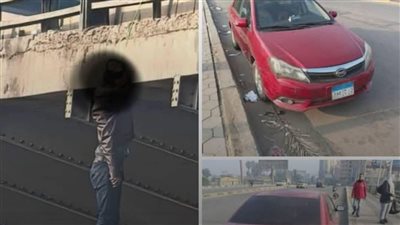 شاب ينهى حياته بسور كوبرى المظلات بشبرا الخيمة في القليوبية 