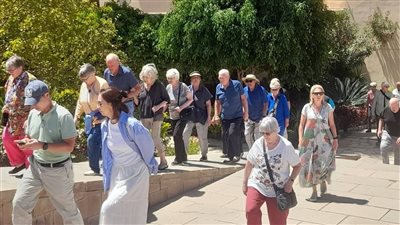 مكتبة مصر العامة ومركز التراث يجذبان الزوار من مختلف الجنسيات