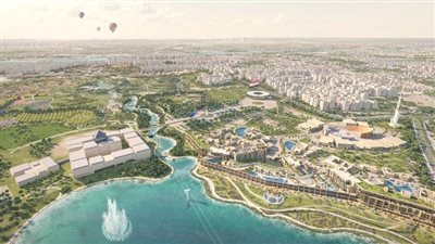 رئيس صندوق إدارة التنمية الحضرية يتفقد مشروع حدائق الفسطاط  