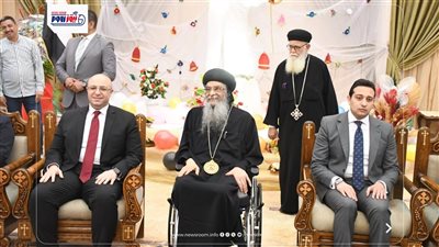 محافظ الفيوم يزور دير الأنبا إبرام بالعزب للتهنئة بعيد القيامة المجيد