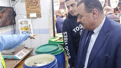 قبل شم النسيم.. حملات على محال الفسيخ والرنجة وضبط مخالفات جسيمة بدمياط