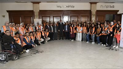 وزير الشباب والرياضة يلتقي المشاركين ببرنامج إحياء مسار العائلة المقدسة
