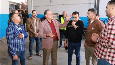 جولة ميدانية لرئيس مياه الغربية لمتابعة محطات الصرف ومراكز الطوارئ
