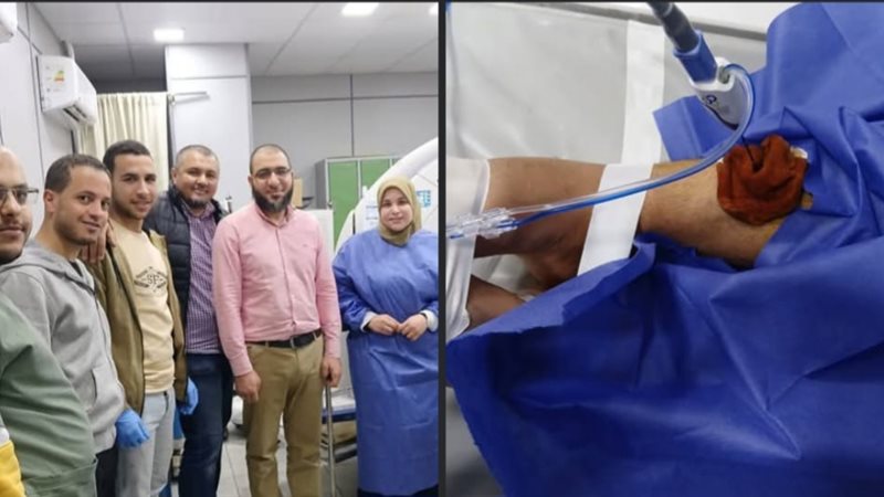 الفريق الطبي بمستشفى