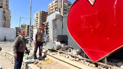 أعمال تطوير شاملة لميادين السويس لتحسين المظهر الحضاري للمدينة