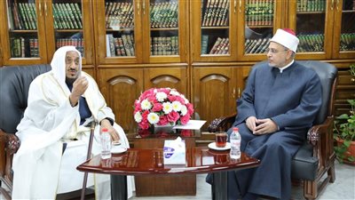رئيس جامعة الأزهر يستقبل عبد الله المصلح رئيس المركز الدولي لأبحاث الإعجاز 
