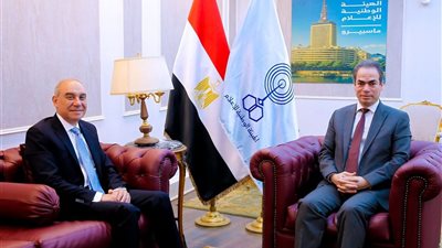 تعزيز التعاون.. رئيس الوطنية للإعلام يلتقي رئيس الهيئة العامة للاستعلامات