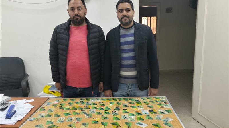 ضبط 5200 لتر مواد
