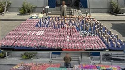 بومب وصواريخ.. ضبط 3.5 مليون قطعة ألعاب نارية بحوزة شخصين في القاهرة