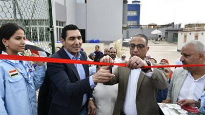 وزير الرياضة ومحافظ الجيزة يفتتحان مركز التنمية الشبابية بالشيخ زايد  بعد الان