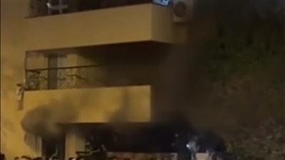 نشوب حريق بالطابق الأرضي بأحد العقارات بالقاهرة الجديدة 