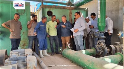 رئيس مياه الفيوم يتفقد محطة تنقية «النقالي» بسنورس لمتابعة كفاءة التشغيل