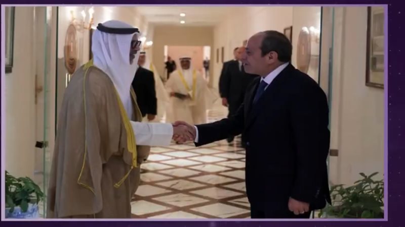 السيسي وملك الكويت
