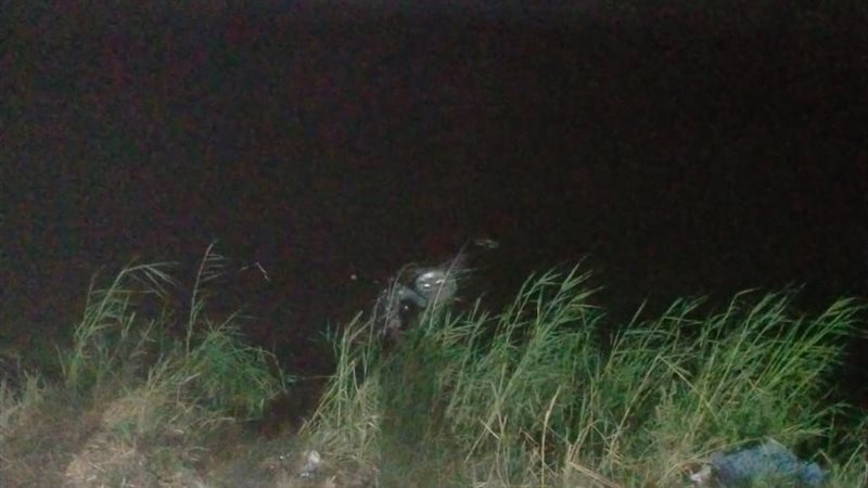 من موقع الحادث والسياره