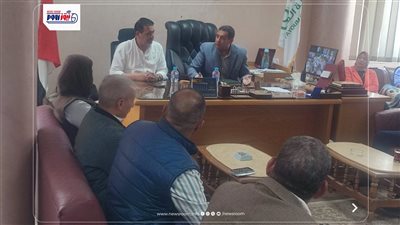 سكرتير عام الفيوم المساعد يتابع ملف المتغيرات المكانية بيوسف الصديق