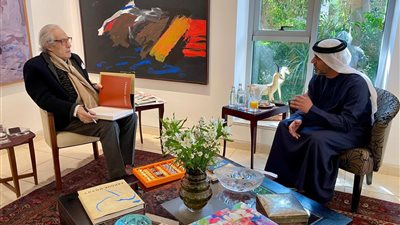 سفير الإمارات بمصر يشيد بقامة فاروق حسني ودور الثقافة في بناء الإنسان