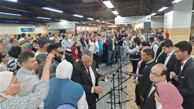 عروض وزارة الثقافة تتألق مع ذوى الهمم في محطة مترو جمال عبد الناصر