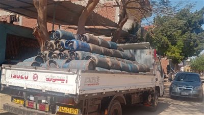 ضبط 332 أسطوانة غاز منزلي قبل بيعها بالسوق السوداء بالمنوفية  