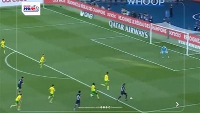 أهداف وملخص مباراة باريس سان جيرمان ونانت الشوط الأول بالدوري الفرنسي 2025-26