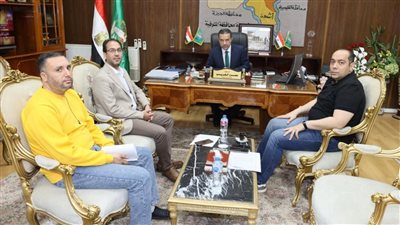 محافظ المنوفية يلتقي رئيس الجهاز التنفيذي لمياه الشرب والصرف الصحي الجديد