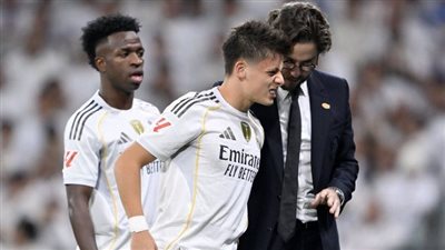 ريال مدريد يعلن تفاصيل إصابة أردا جولر وميليتاو ومدة غيابهم