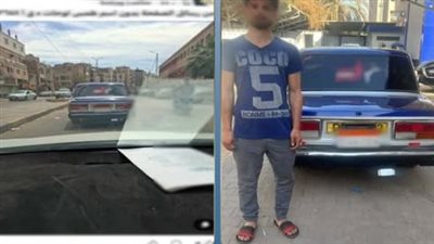 القبض على قائد سيارة أجرة طمس لوحتها المعدنية الخلفية بسوهاج