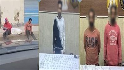 القبض على شخصين لتعاطيهما المواد المخدرة بمنطقة عين شمس