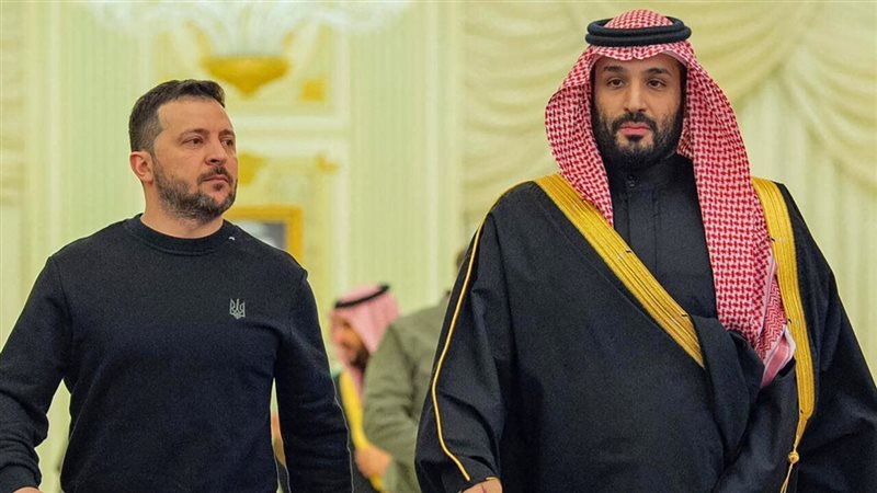 زيلينسكي وبن سلمان