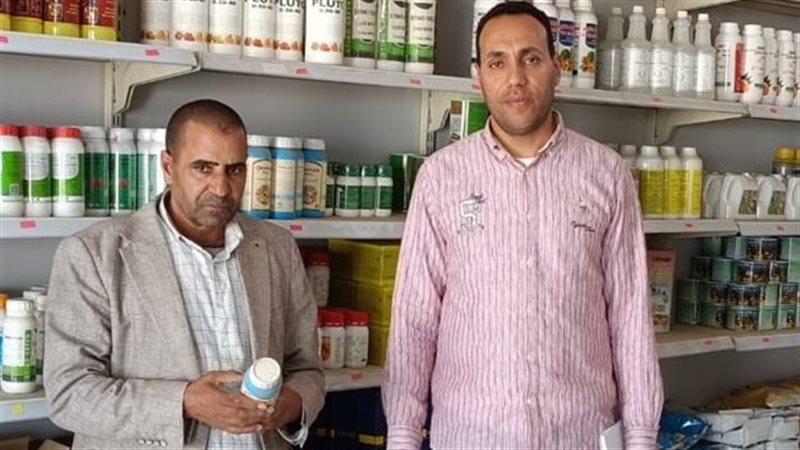 ضبط سلع ومبيدات مجهولة