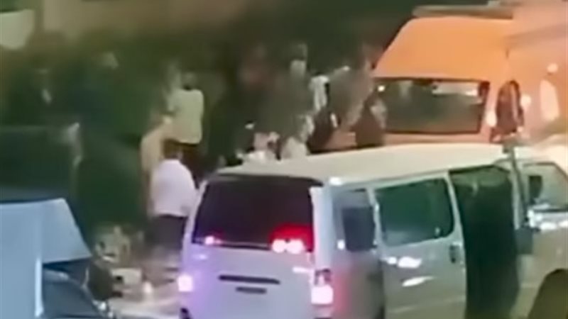 جانب من الحادث 