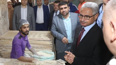 تحرير 196 مخالفة لمخابز و36 لبدالين ومنافذ جمعيتى ببنى سويف 