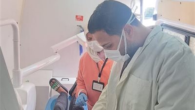  الكشف على 1369 مواطنًا من أهالي قرية زاوية فريج بكوم حمادة خلال قافلة مجانية