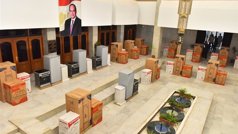 تسليم 20 جهاز عروسة