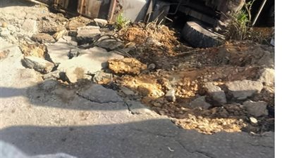 بسبب هبوط مفاجئ .. انقلاب نقل ثقيل بطريق النهضة في الإسكندرية 