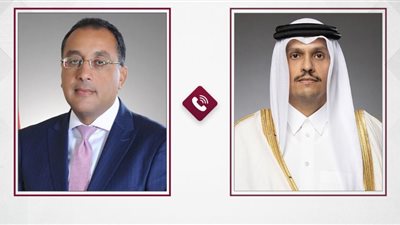 رئيس وزراء قطر يعزي الدكتور مصطفى مدبولي في وفاة والده ويبحث سبل تعزيز التعاون