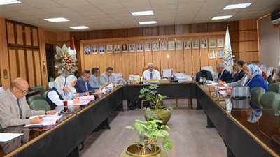 جامعة أسيوط تعقد اجتماع اللجنة التنفيذية لمراجعة البرامج الدراسية 