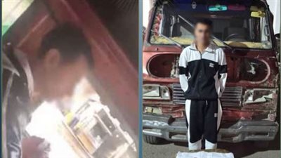 القبض على سائق سيارة نقل لاتهامه بتعاطي المواد المخدرة أثناء سيره بالقليوبية