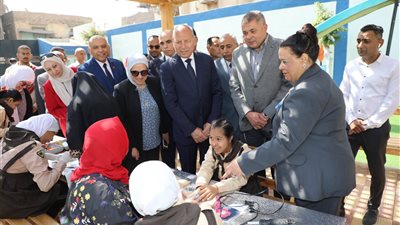 محافظ القاهرة يفتتح أعمال تطوير مدرسة التربية الفكرية بروض الفرج