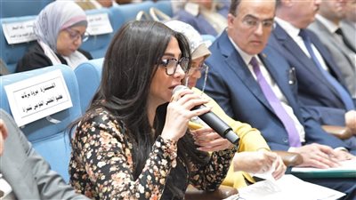 مروة هشام بركات عضو المجلس القومي للمرأة تشارك في جلسة الاستماع بمجلس النواب 