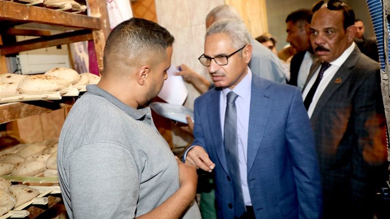 محافظ بنى سويف خلال