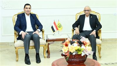 وزير الرياضة يلتقي محافظ شمال سيناء ضمن احتفالات عيد التحرير 