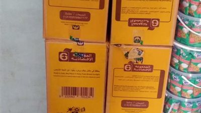 ضبط 2 طن مكرونة ومواد غذائية مجهولة المصدر في حملات رقابية بالغربية