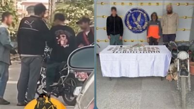 بحوزتهم حشيش وسلاح.. ضبط 3 أشخاص بالإسماعيلية ظهروا في فيديو ترويج مخدرات