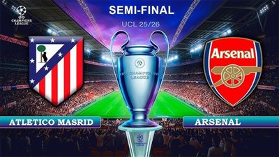 بث مباشر الآن.. مشاهدة مباراة أتلتيكو مدريد وآرسنال اليوم عبر هذا التردد