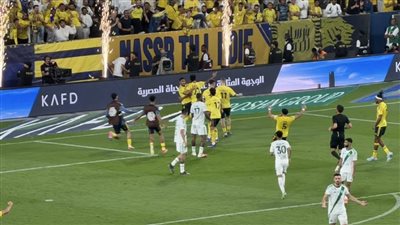 نتيجة وأهداف مباراة النصر والأهلي الشوط الثاني (2-0) في الدوري السعودي
