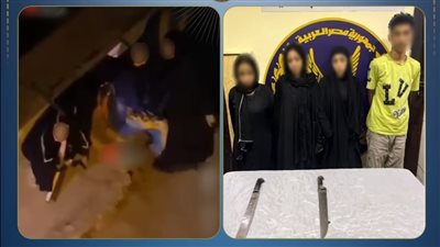 خناقة جيران بالقليوبية.. سيدات يلوحن بأسلحة بيضاء وتهديدات أمام المنزل