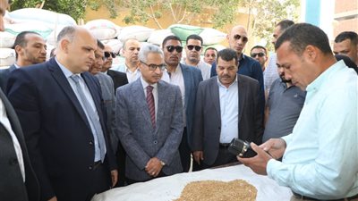 محافظ بني سويف: تقديم كافة التيسيرات لتسهيل أعمال توريد القمح وتذليل المعوقات 
