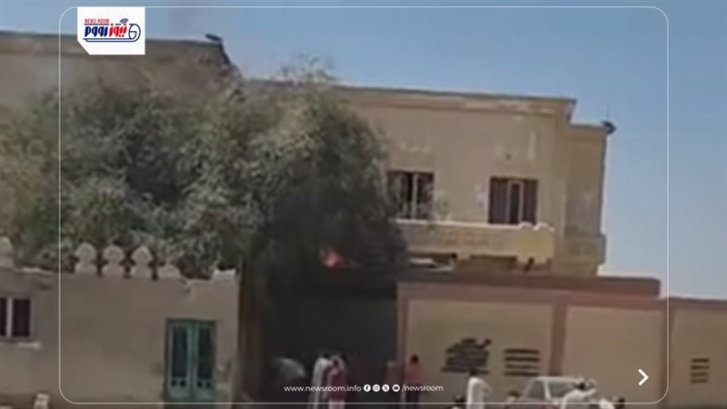 صورة من الحريق في
